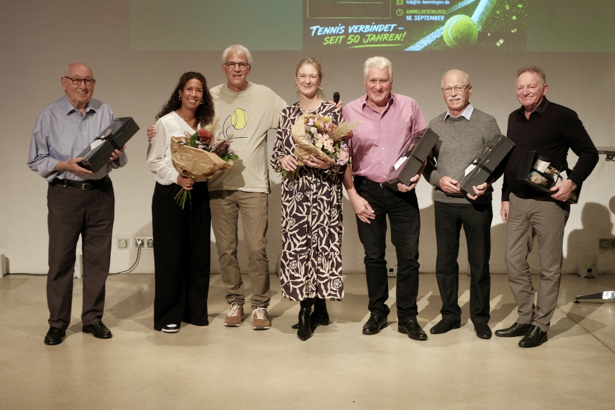 170 Gäste feiern 50 Jahre Tennisclub in der Benninger Kelter