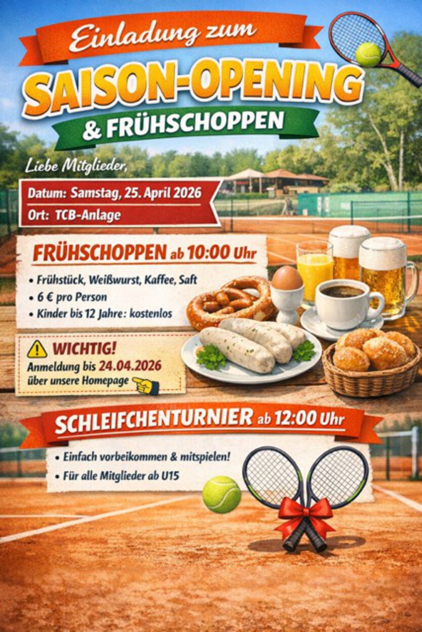 Saison Opening & Frühshoppen am 25.04.2026